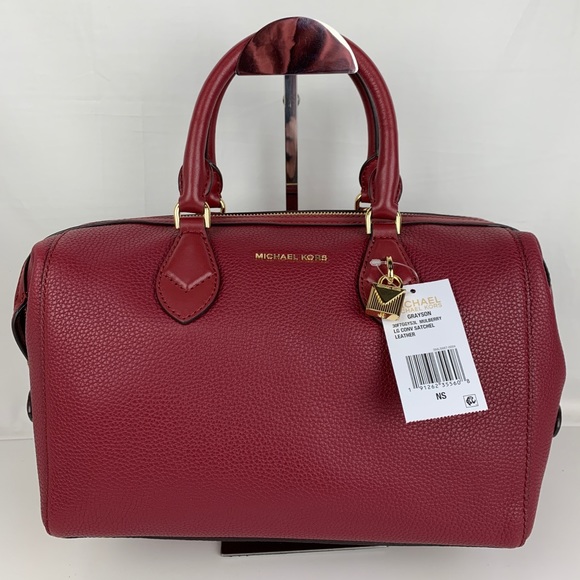 Michael Kors Handbags - New Michael Kors Grayson Leather Satchel